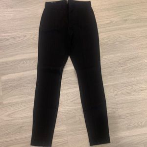 J CREW Black Pixie Pants, Size 2. Only wore once!